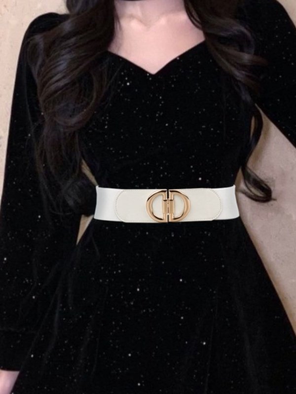 D Buckle Elastic Belt - ShalayeFashion