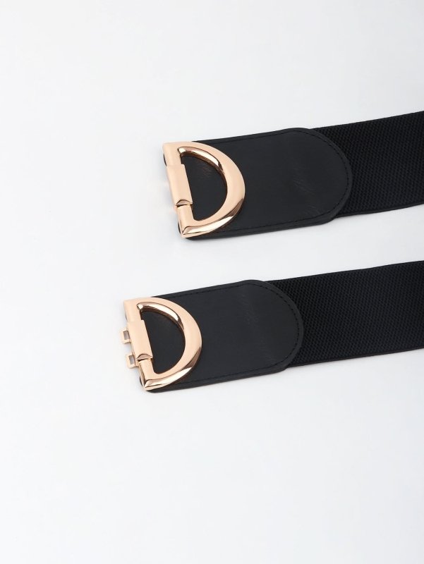 D Buckle Elastic Belt - ShalayeFashion
