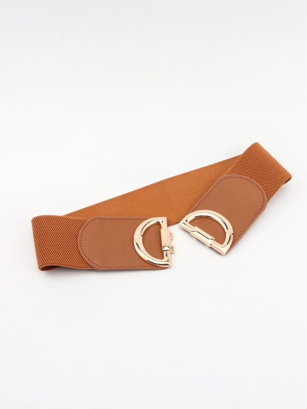 D Buckle Elastic Belt - ShalayeFashion