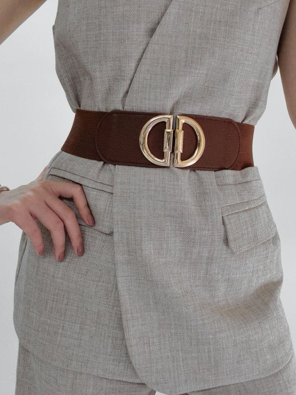 D Buckle Elastic Belt - ShalayeFashion