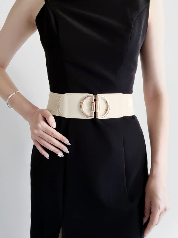 D Buckle Elastic Belt - ShalayeFashion