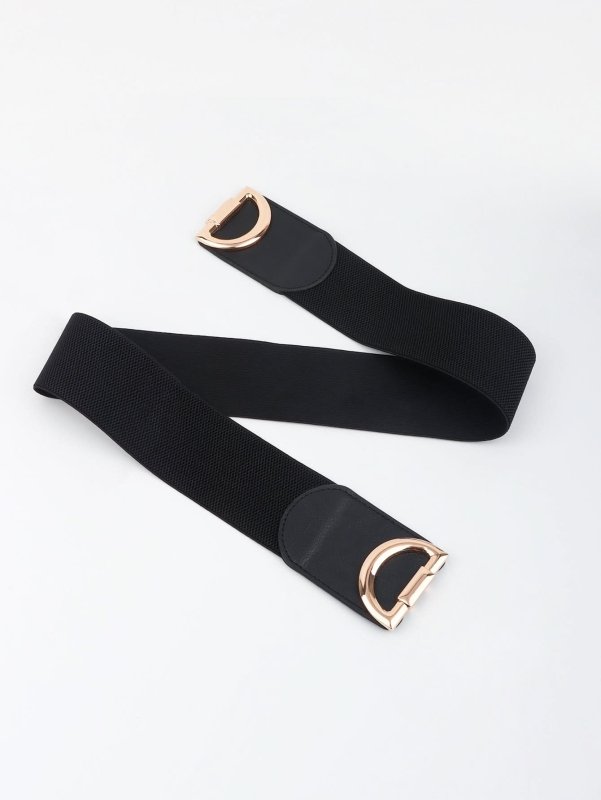 D Buckle Elastic Belt - ShalayeFashion