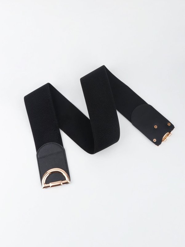 D Buckle Elastic Belt - ShalayeFashion