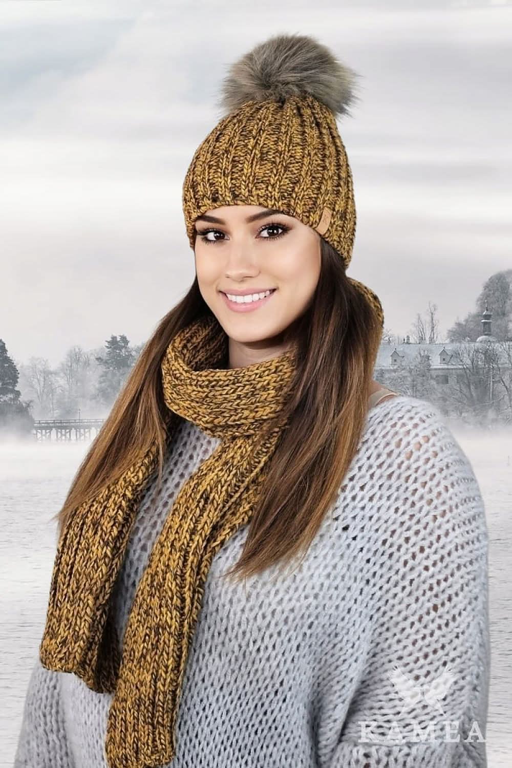 Designer Women’s Fleece Pom Hat - ShalayeFashion