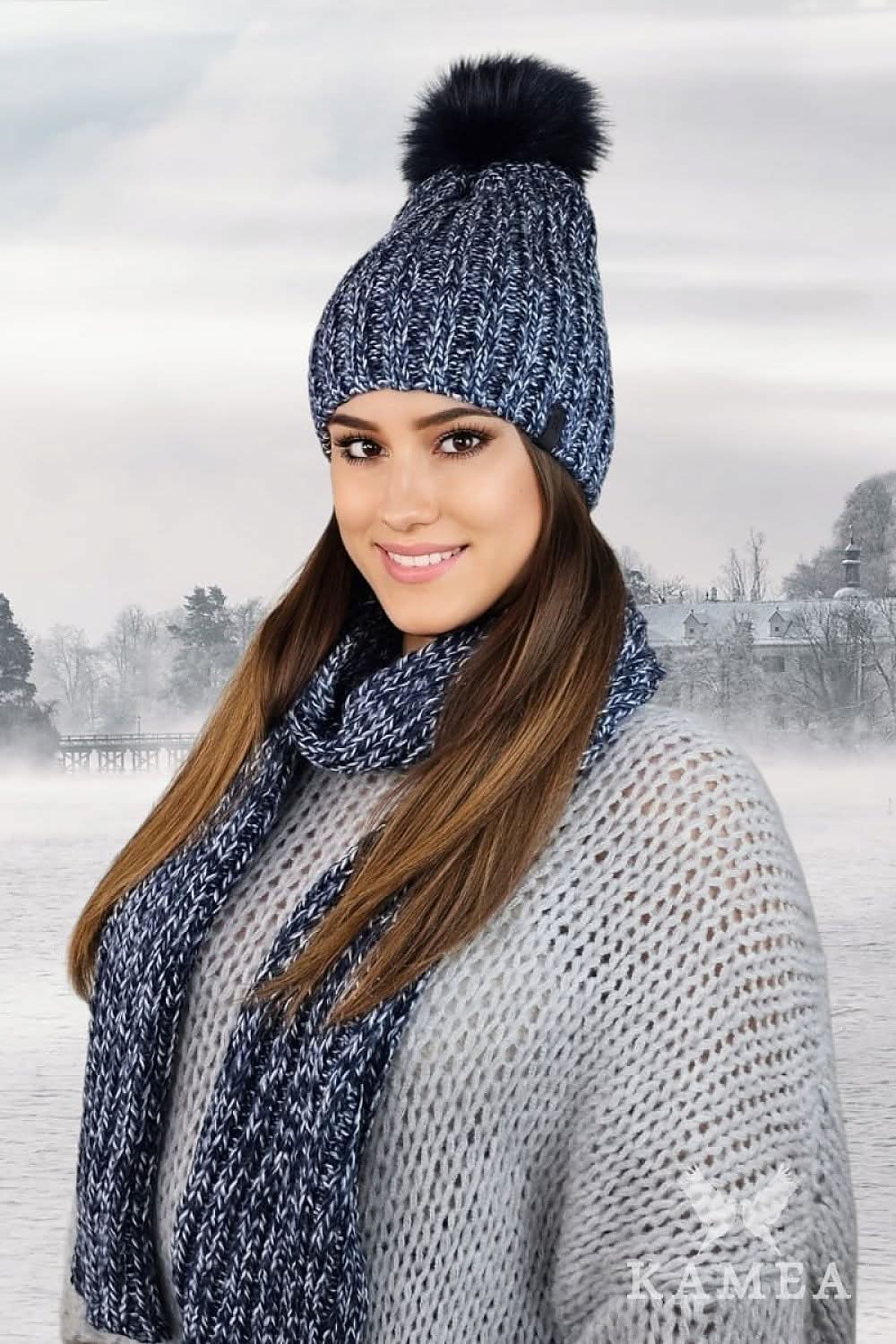 Designer Women’s Fleece Pom Hat - ShalayeFashion