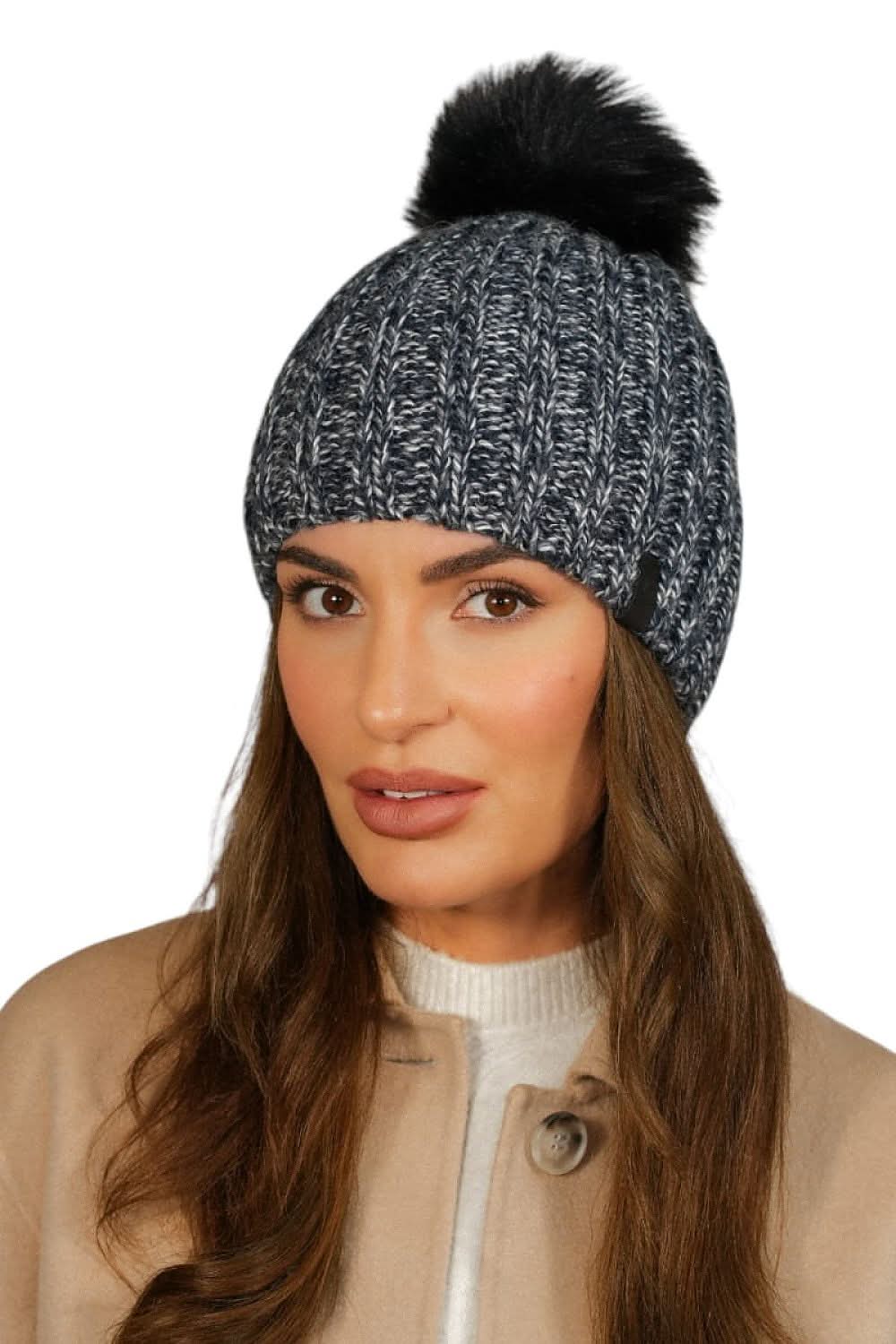 Designer Women’s Fleece Pom Hat - ShalayeFashion