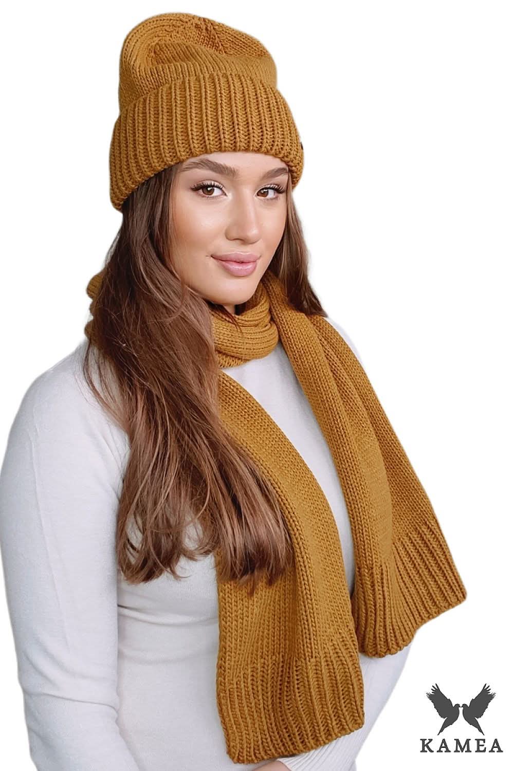 Designer Women’s Thick Knit Winter Hat - ShalayeFashion