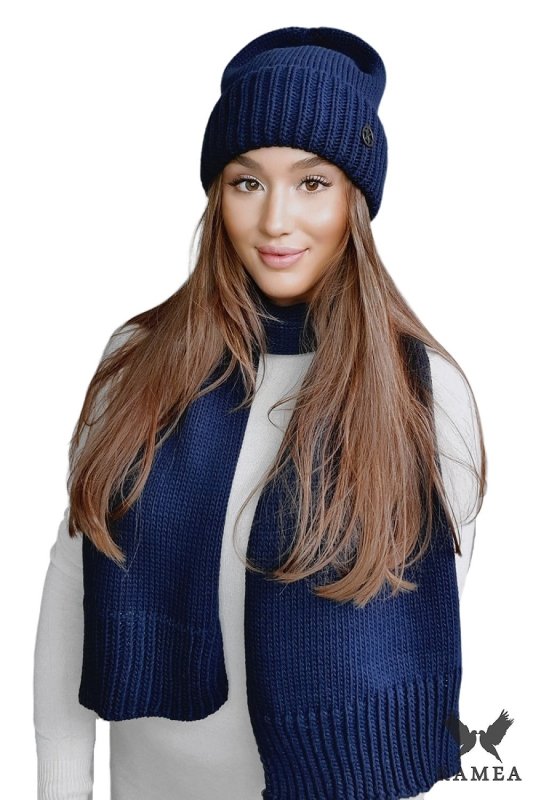 Designer Women’s Thick Knit Winter Hat - ShalayeFashion