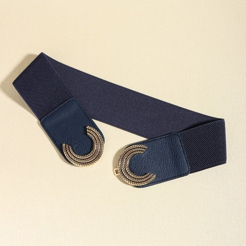 Double C Buckle Elastic Belt - ShalayeFashion