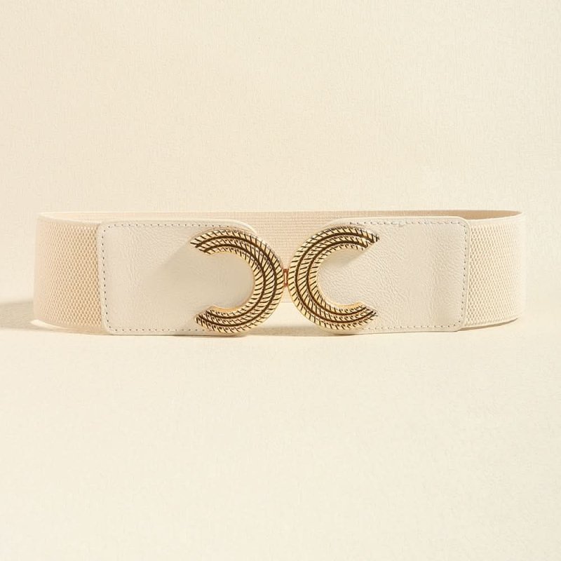 Double C Buckle Elastic Belt - ShalayeFashion