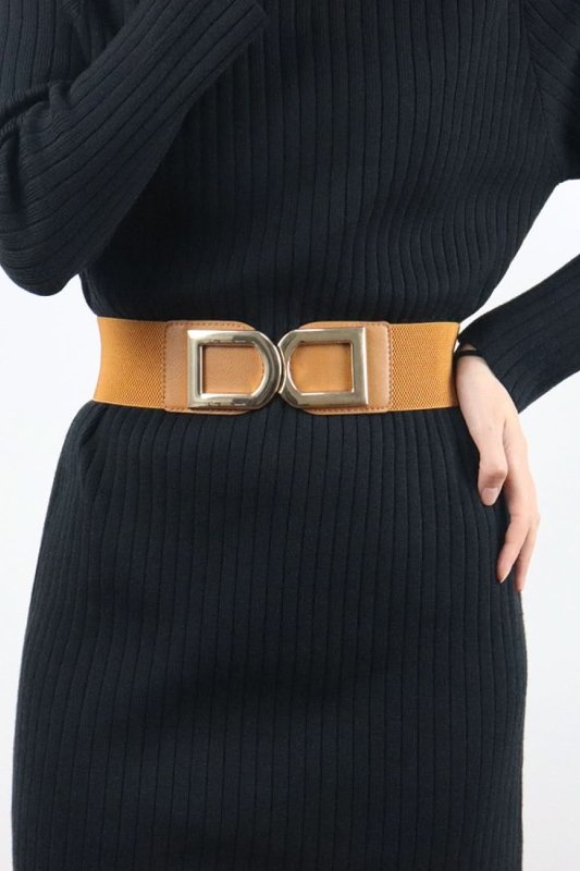 Double D Buckle PU Belt - ShalayeFashion