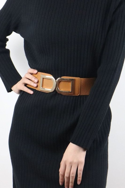 Double D Buckle PU Belt - ShalayeFashion