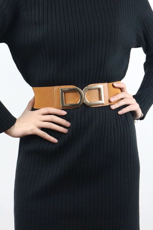 Double D Buckle PU Belt - ShalayeFashion