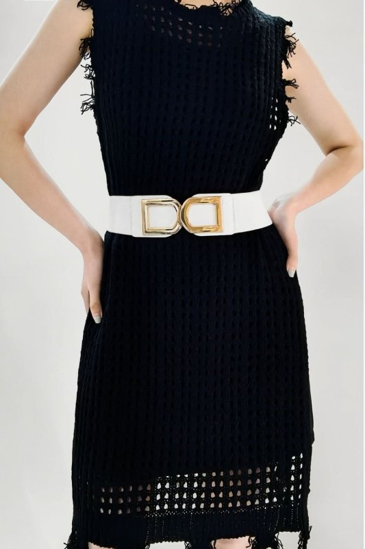 Double D Buckle PU Belt - ShalayeFashion