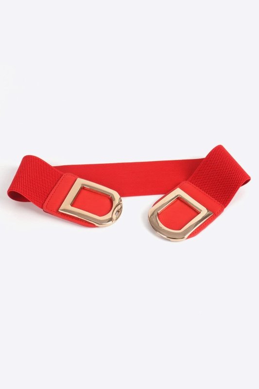 Double D Buckle PU Belt - ShalayeFashion