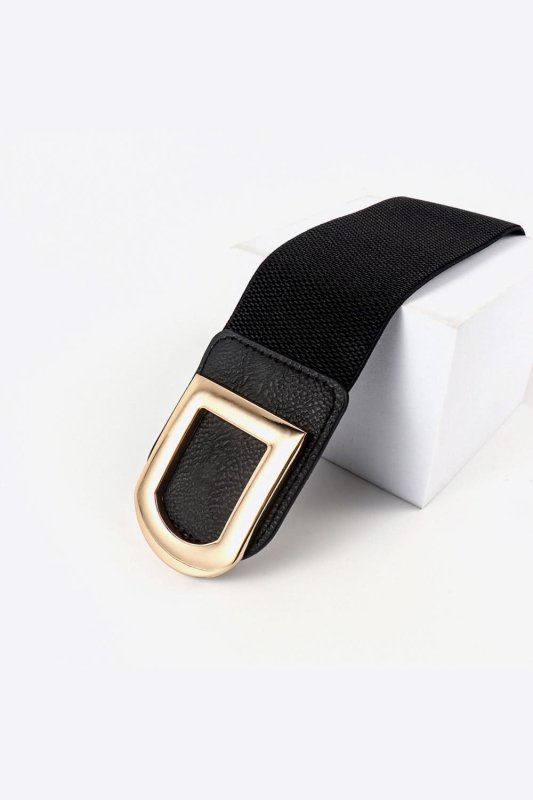 Double D Buckle PU Belt - ShalayeFashion
