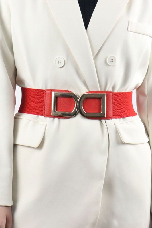 Double D Buckle PU Belt - ShalayeFashion