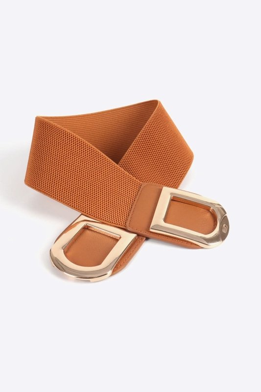 Double D Buckle PU Belt - ShalayeFashion