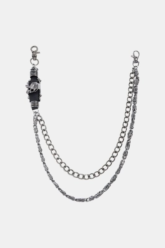 Double Layer Alloy Chain Belt - ShalayeFashion