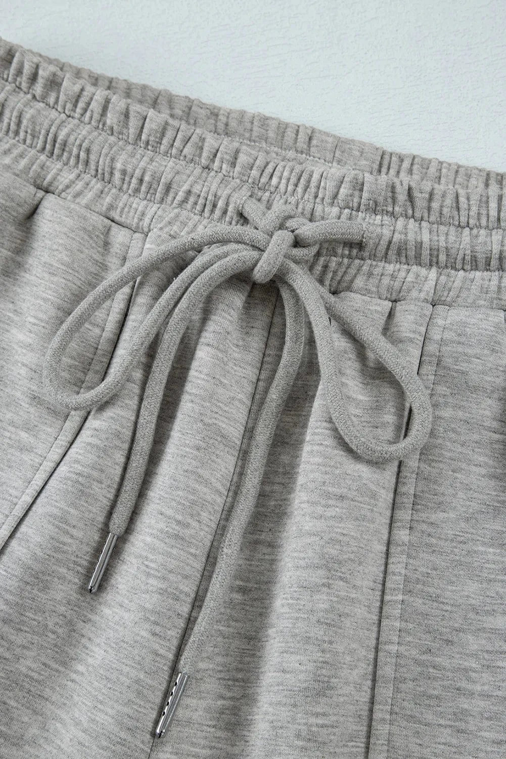 Drawstring Active Pants with Pockets - ShalayeFashion