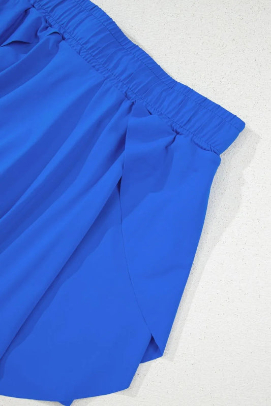 Drawstring Active Skorts - ShalayeFashion