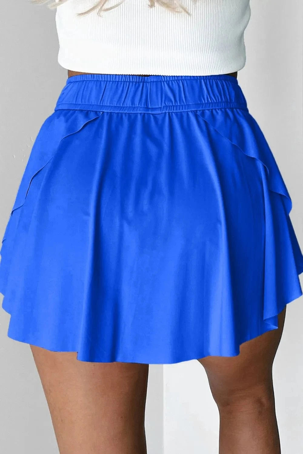 Drawstring Active Skorts - ShalayeFashion