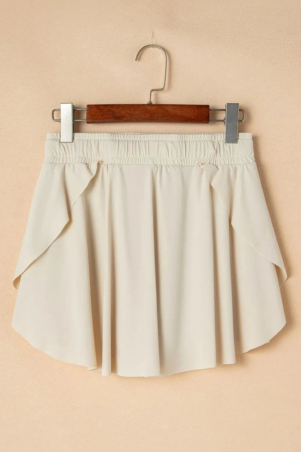 Drawstring High Waist Lined Active Skorts - ShalayeFashion