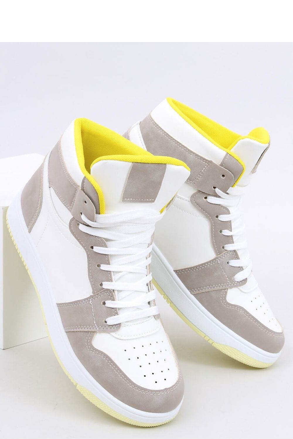 Eco Leather Ankle Sneakers Fashionable - ShalayeFashion