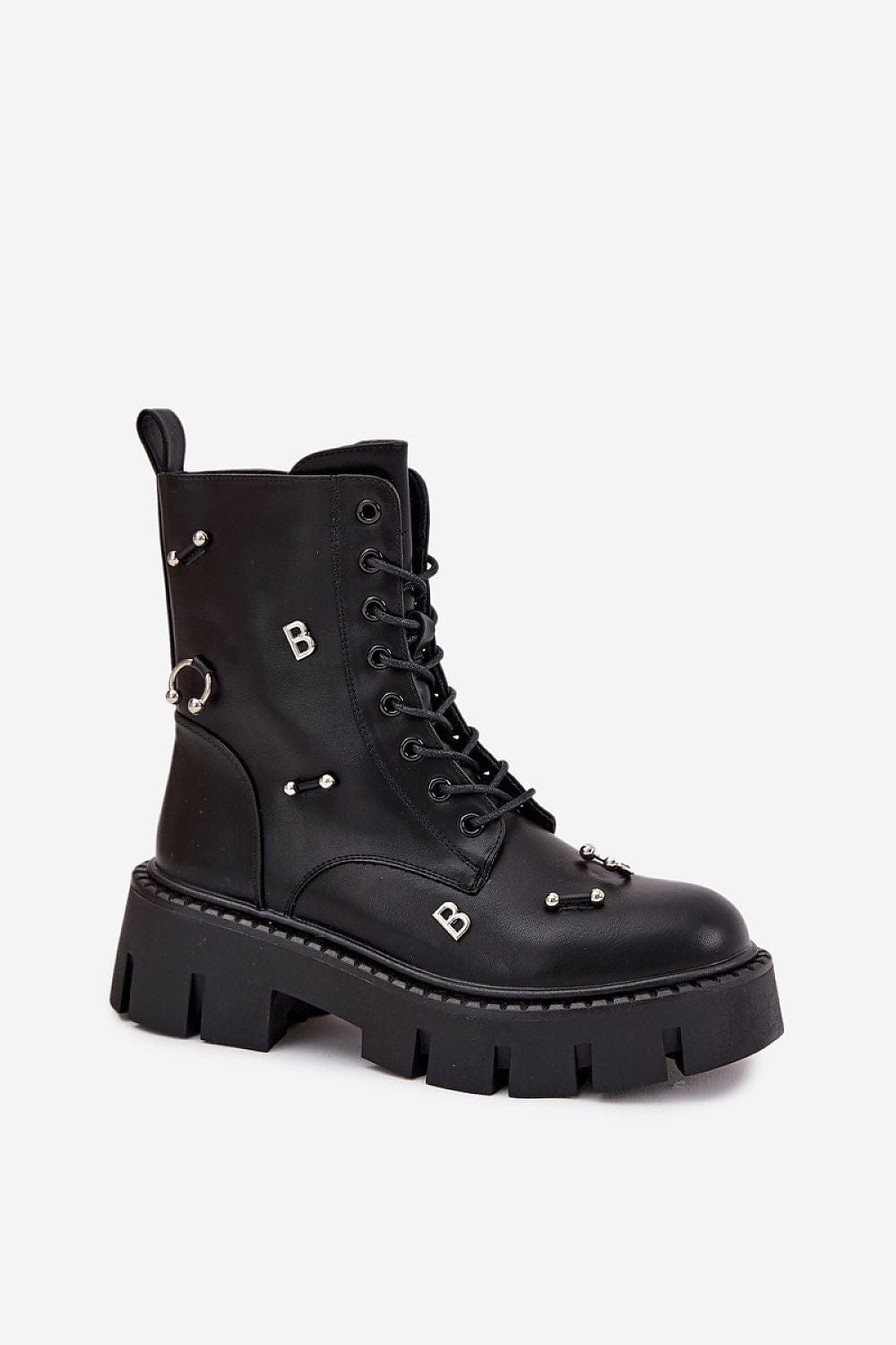 Eco Leather Boots Women Zipper Lacing - ShalayeFashion
