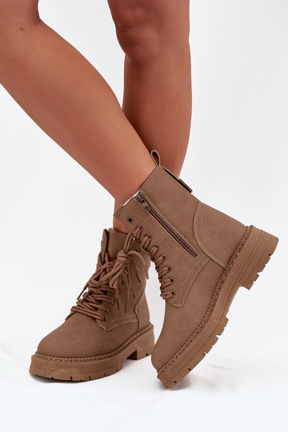 Eco Leather Foam Insole Boots Women - ShalayeFashion