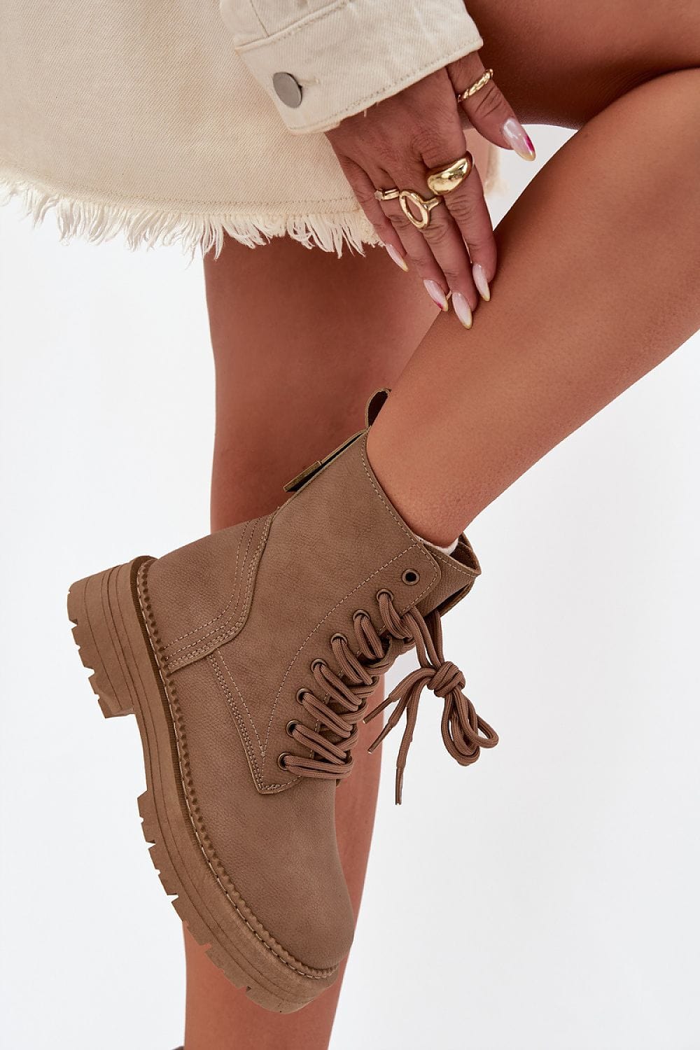 Eco Leather Foam Insole Boots Women - ShalayeFashion