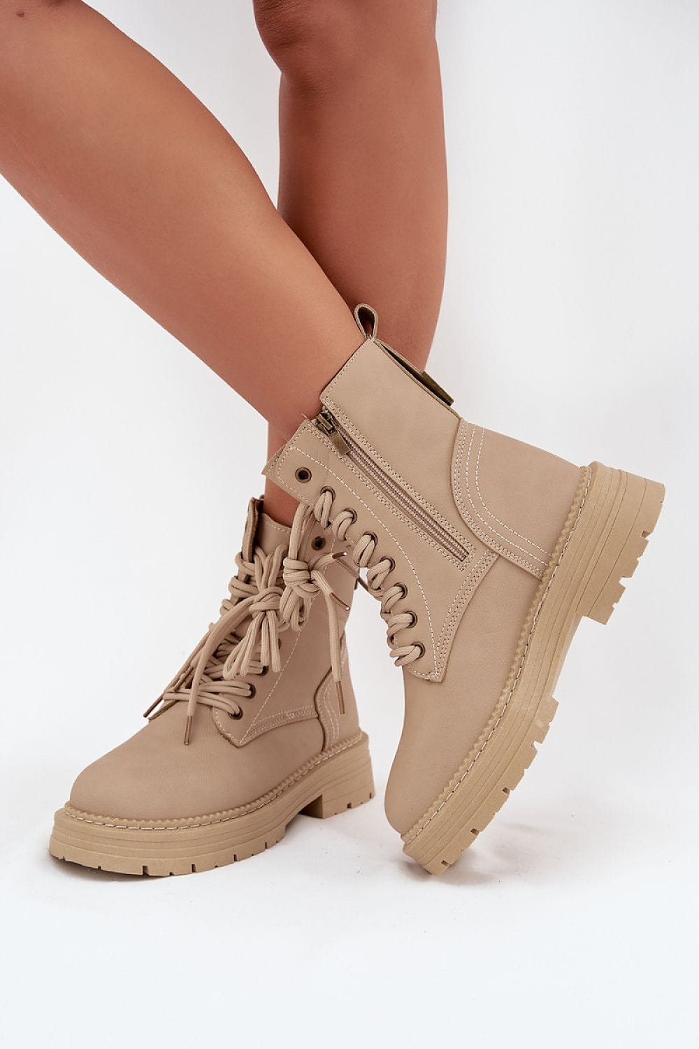 Eco Leather Foam Insole Boots Women - ShalayeFashion