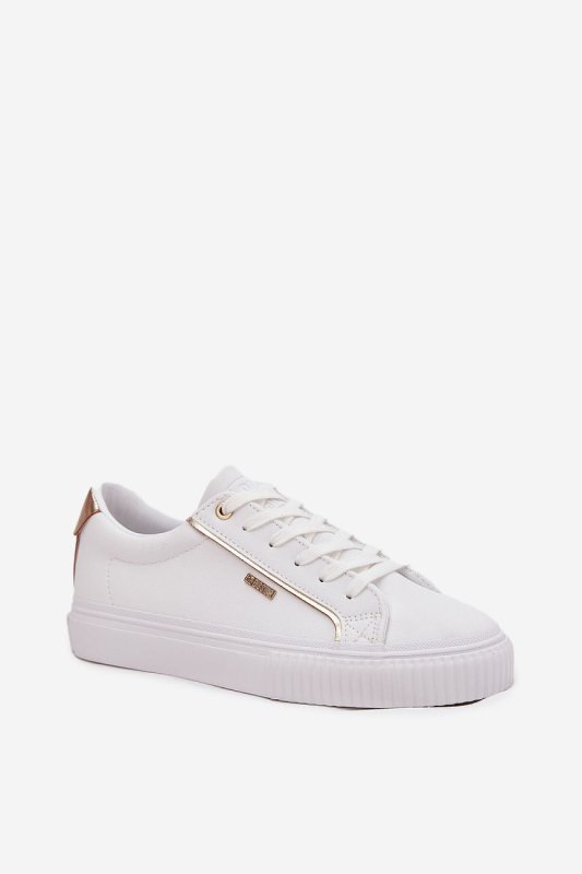 Eco Leather Platform Sneakers Foam Insole - ShalayeFashion