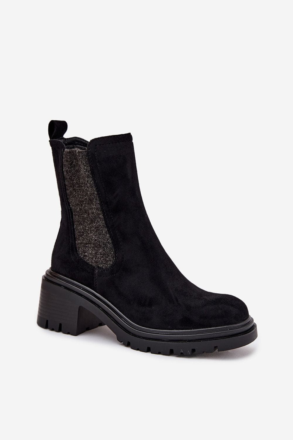 Eco Suede Jodhpur Boots Women Block Heel - ShalayeFashion