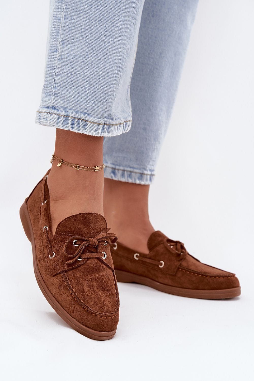 Eco - Suede Loafers Women Flat Comfortable - ShalayeFashion
