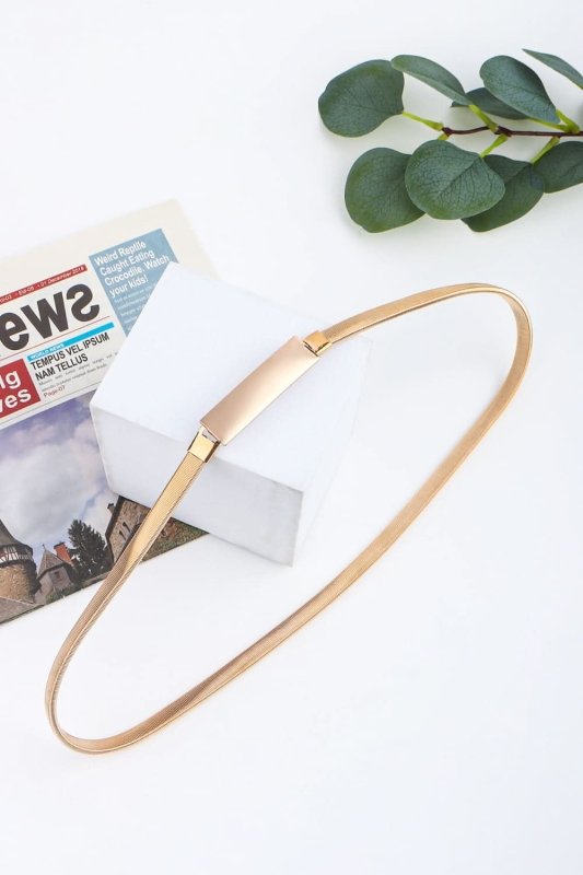 Elastic Iron Skinny Belt - ShalayeFashion