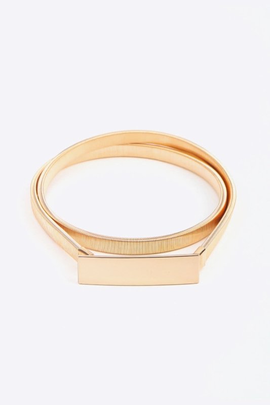 Elastic Iron Skinny Belt - ShalayeFashion