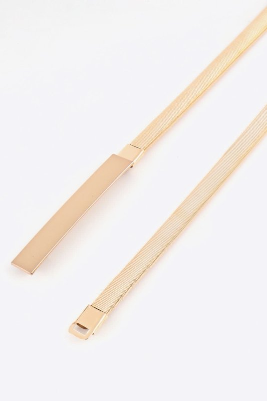 Elastic Iron Skinny Belt - ShalayeFashion