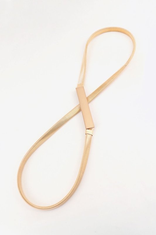 Elastic Iron Skinny Belt - ShalayeFashion