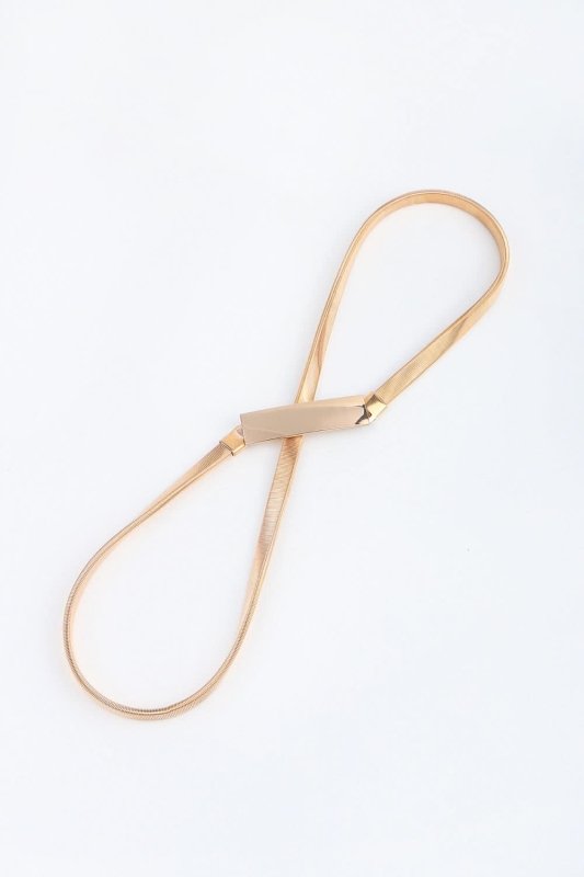 Elastic Iron Skinny Belt - ShalayeFashion