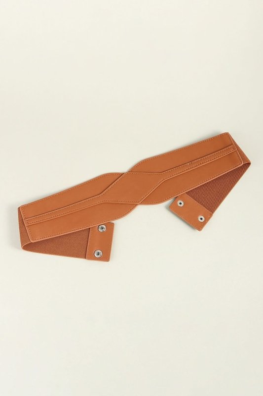 Elastic Wide PU Belt - ShalayeFashion