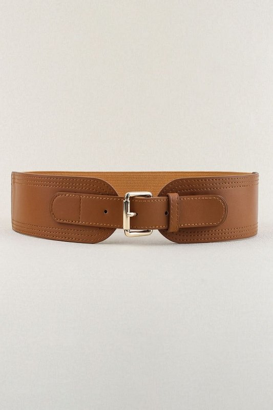Elastic Wide PU Belt - ShalayeFashion
