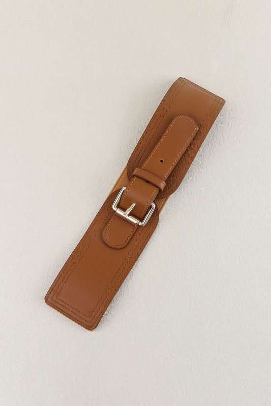 Elastic Wide PU Belt - ShalayeFashion