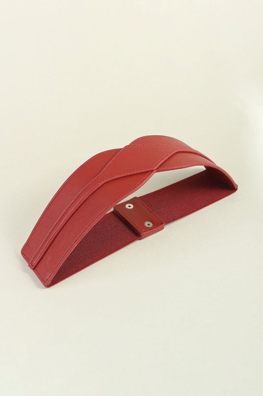 Elastic Wide PU Belt - ShalayeFashion