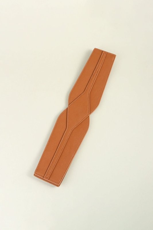 Elastic Wide PU Belt - ShalayeFashion