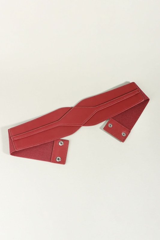 Elastic Wide PU Belt - ShalayeFashion