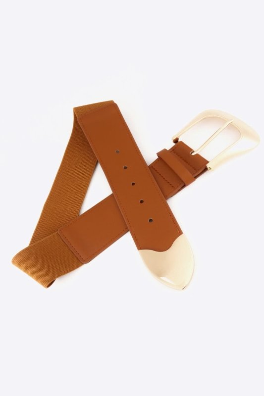 Elastic Wide PU Belt - ShalayeFashion