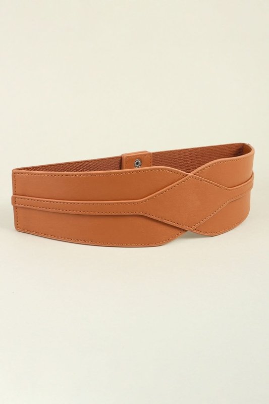 Elastic Wide PU Belt - ShalayeFashion