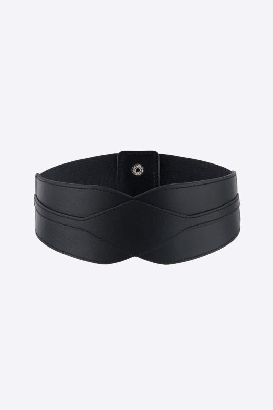 Elastic Wide PU Belt - ShalayeFashion