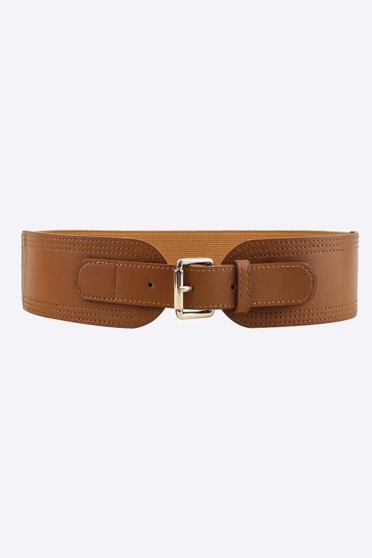 Elastic Wide PU Belt - ShalayeFashion